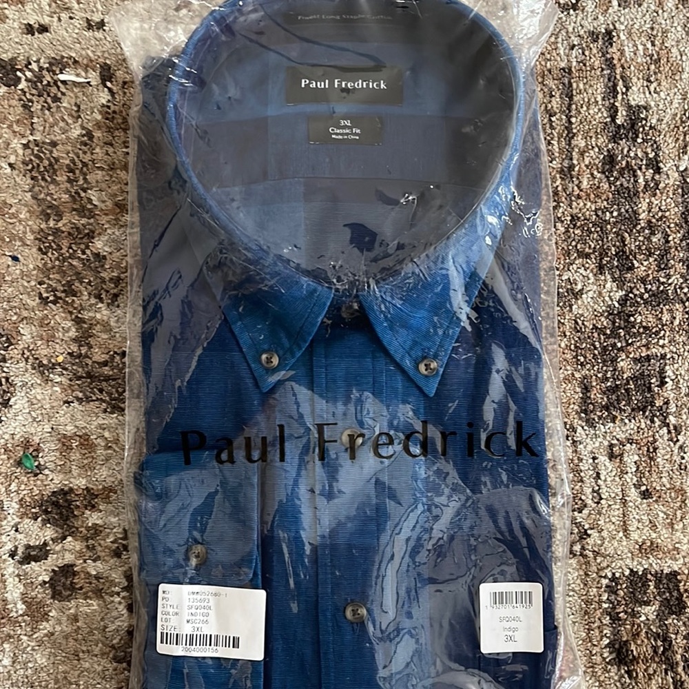 Paul Frederick shirt ( NEW )